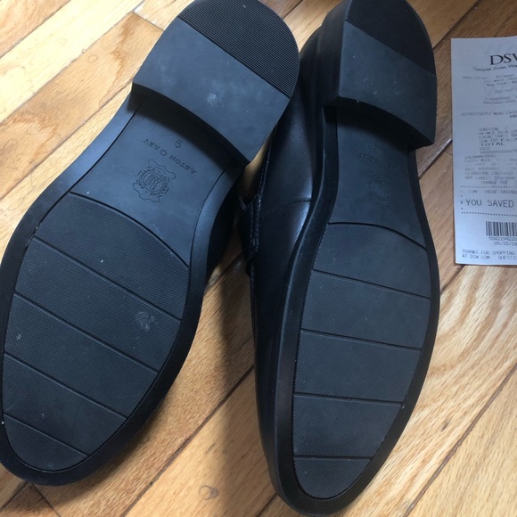 Aston Grey men’s loafers new in box size 9 - Picture 4 of 4